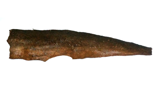Raw Umber Brown Salmon Leather