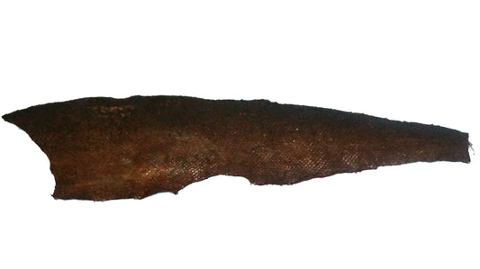 Burnt Umber Brown Salmon Leather