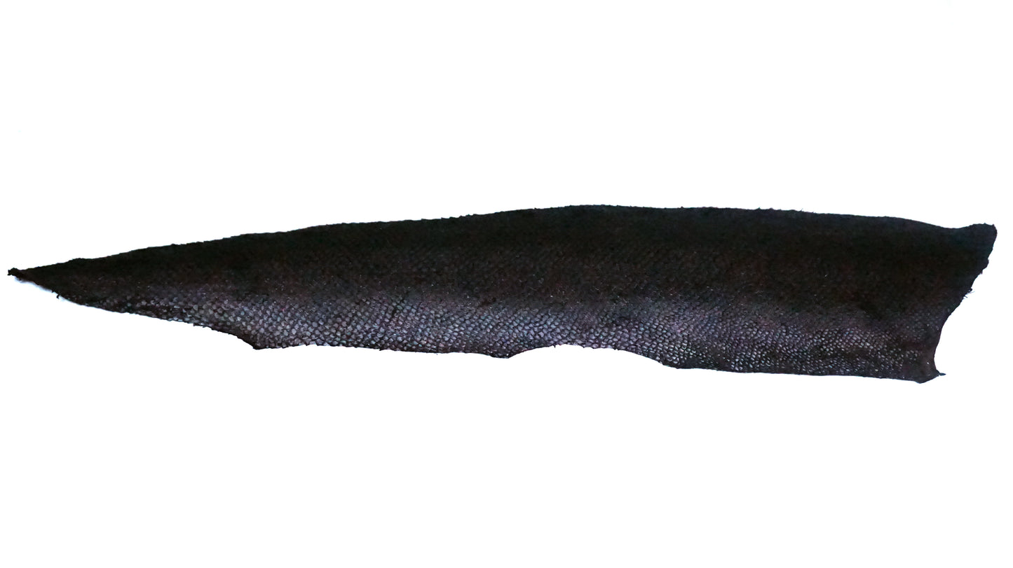 Dark Violet Salmon Leather